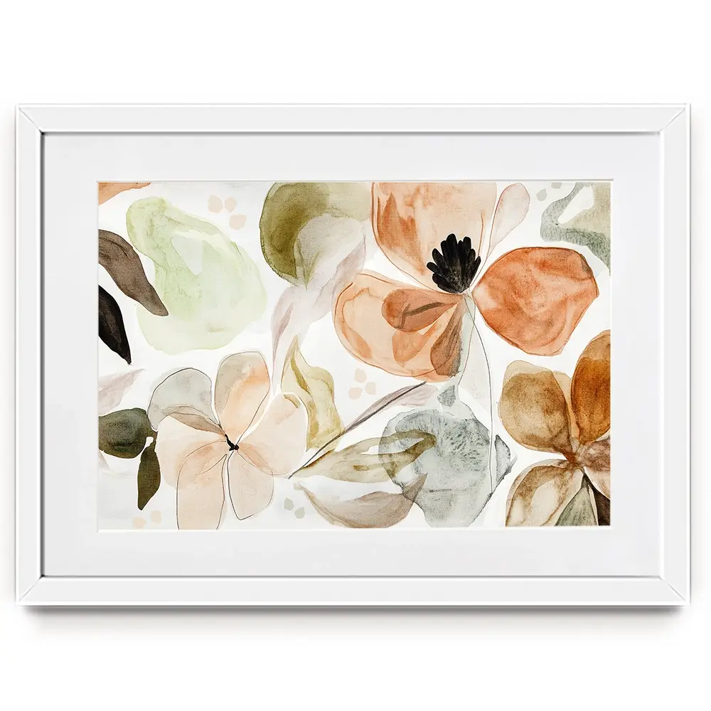 Earthy Blooms 6 Framed Art Print Earthy Blooms 6 Framed Art Print wall art product Treechild