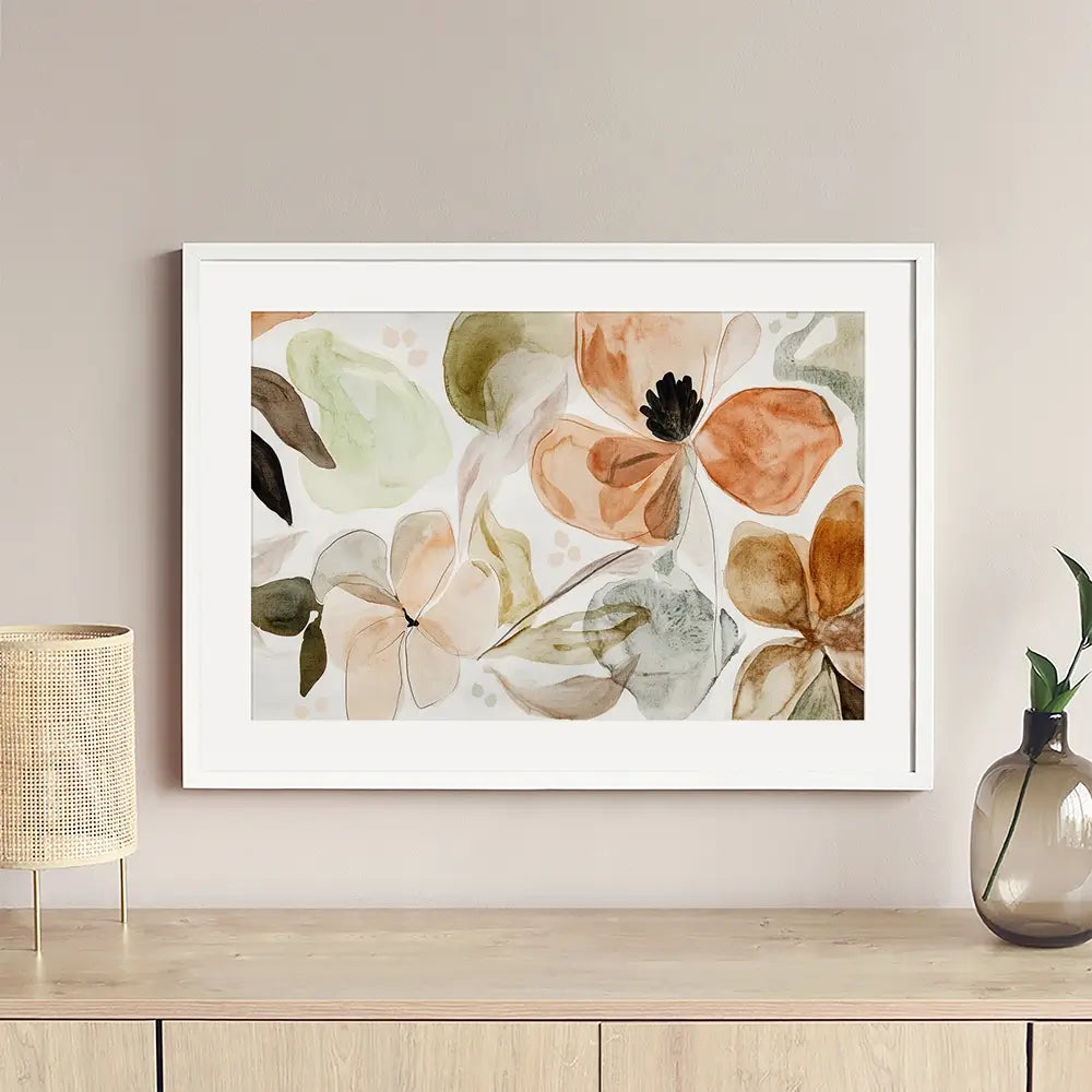 Earthy Blooms 6 Framed Art Print Earthy Blooms 6 Framed Art Print wall art product Treechild