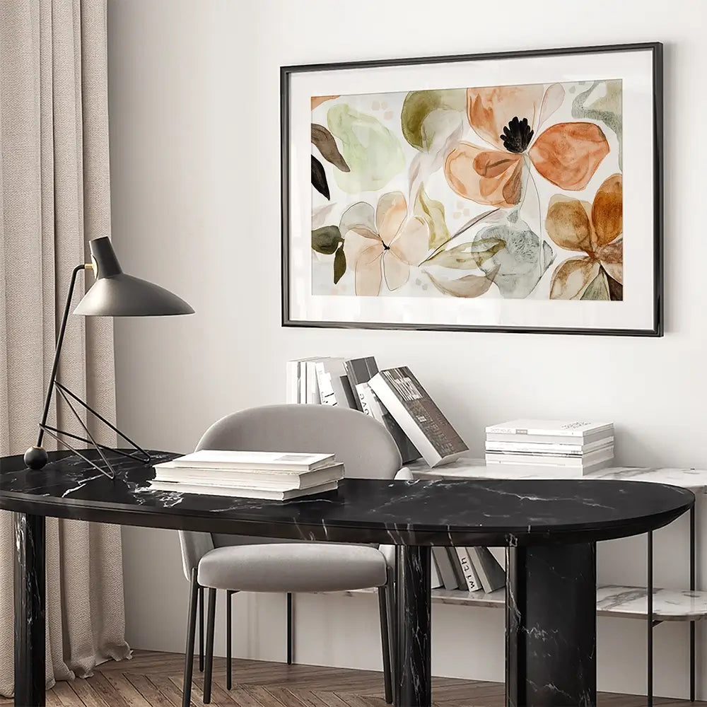 Earthy Blooms 6 Framed Art Print Earthy Blooms 6 Framed Art Print wall art product Treechild