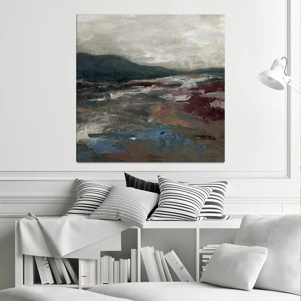Ebony Dusk Square Canvas Print Ebony Dusk Square Canvas Print wall art product Carol Robinson