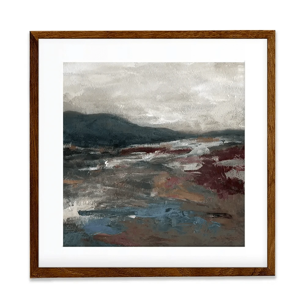 Ebony Dusk Square Framed Art Print Ebony Dusk Square Framed Art Print wall art product Carol Robinson