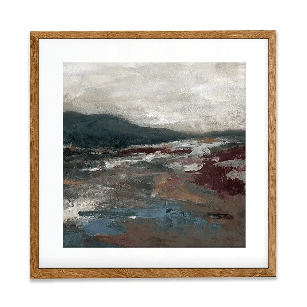 Ebony Dusk Square Framed Art Print Ebony Dusk Square Framed Art Print wall art product Carol Robinson