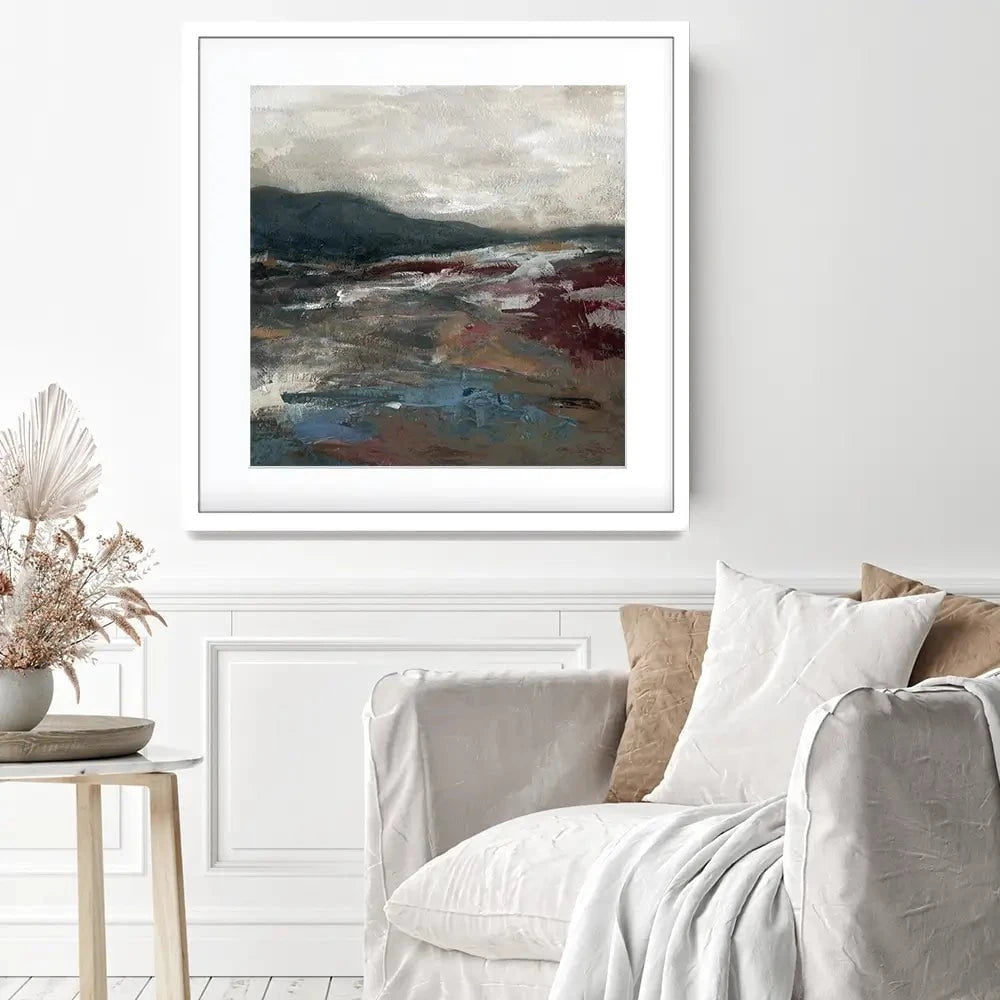 Ebony Dusk Square Framed Art Print Ebony Dusk Square Framed Art Print wall art product Carol Robinson