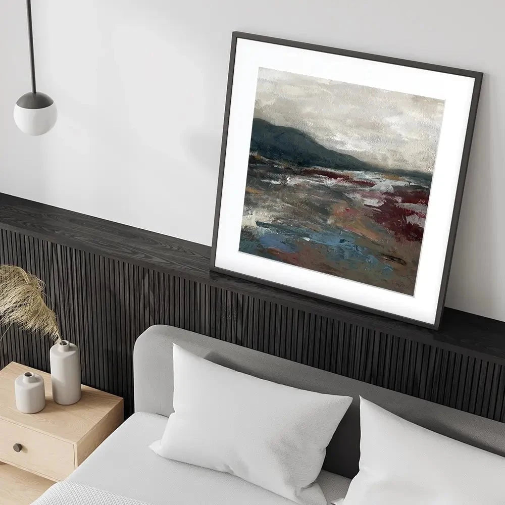 Ebony Dusk Square Framed Art Print Ebony Dusk Square Framed Art Print wall art product Carol Robinson