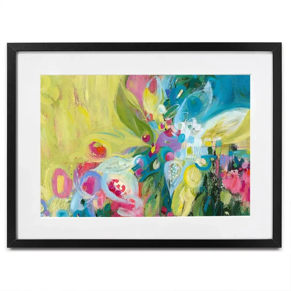 Edwinas Headdress Framed Art Print Edwinas Headdress Framed Art Print wall art product Janet Bothne