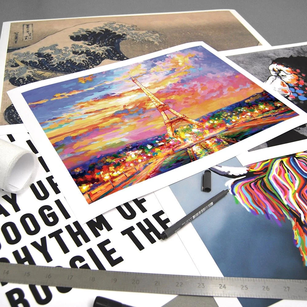 Eiffel Tower At Sunset Art Print Eiffel Tower At Sunset Art Print wall art product Leon Devenice