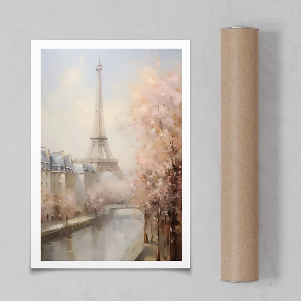 Eiffel Tower Pastels Art Print Eiffel Tower Pastels Art Print wall art product Arlington Prints - Independent