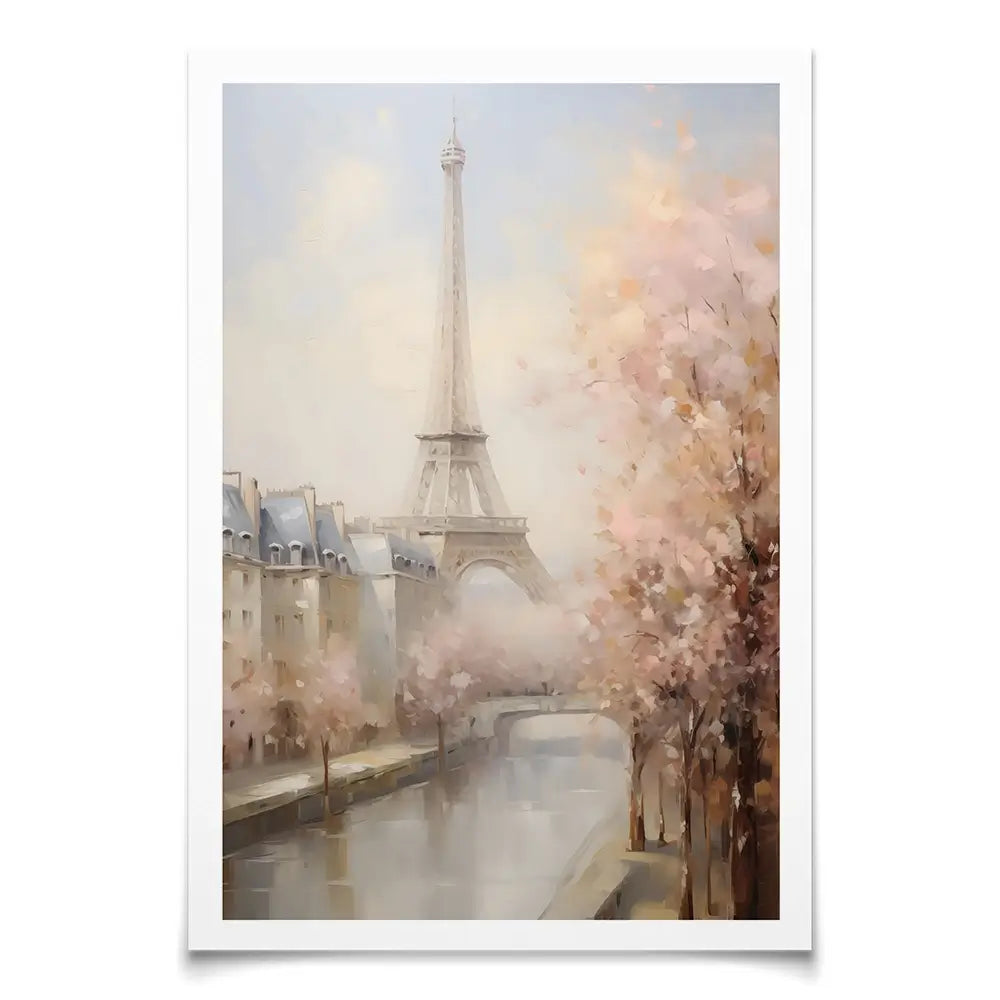 Eiffel Tower Pastels Art Print Eiffel Tower Pastels Art Print wall art product Arlington Prints - Independent