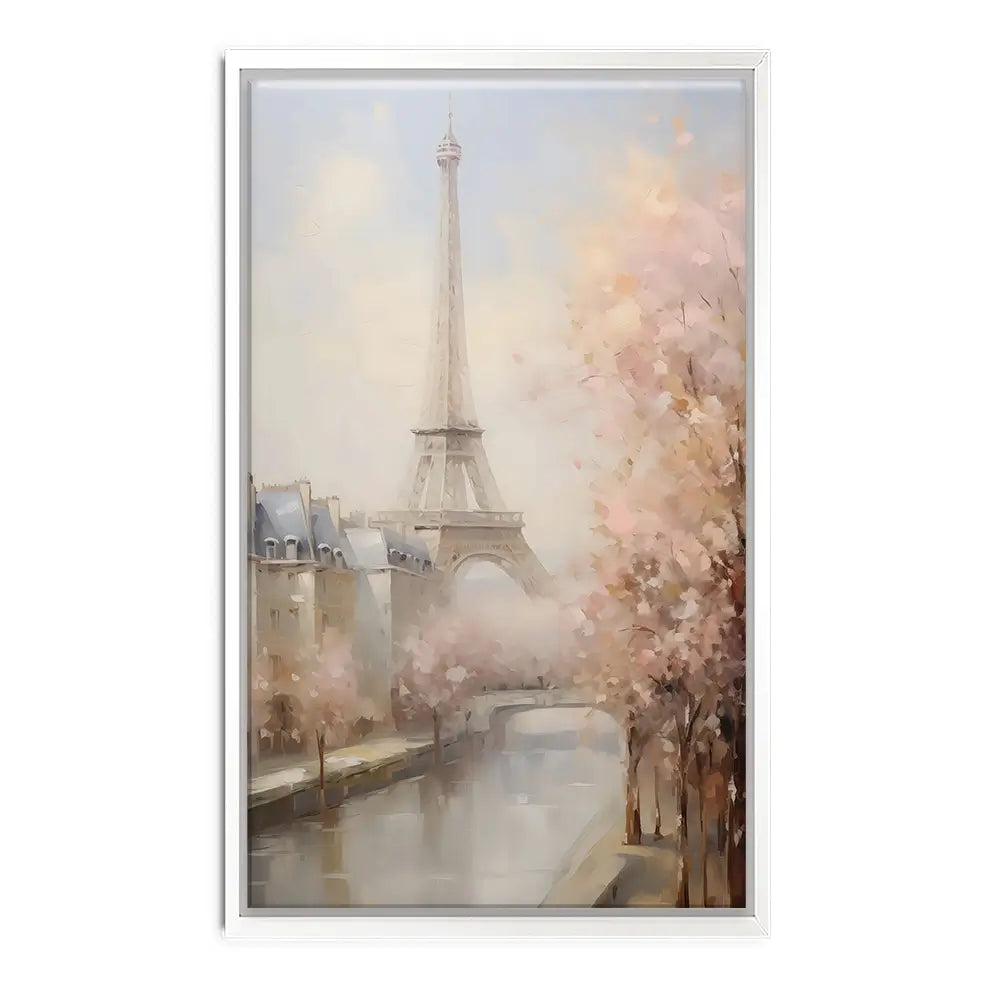 Eiffel Tower Pastels Canvas Print Eiffel Tower Pastels Canvas Print wall art product Arlington Prints - Independent