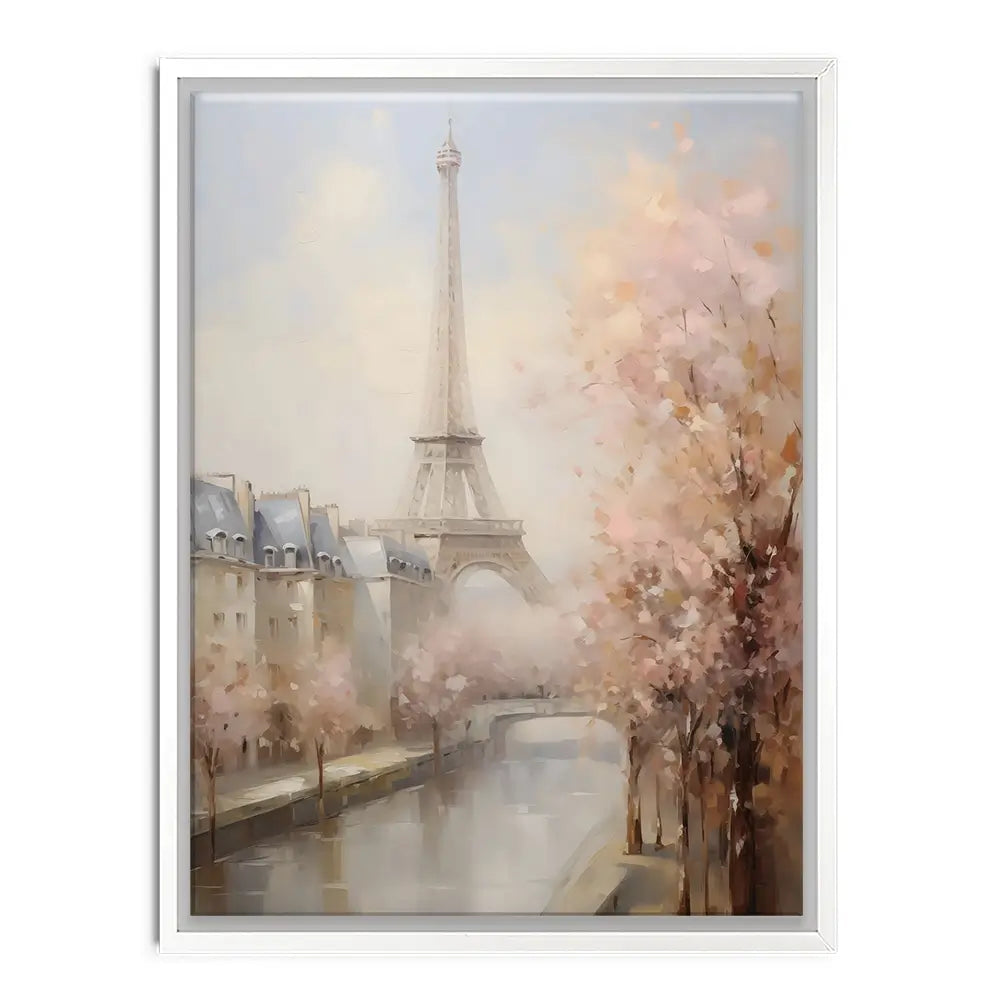 Eiffel Tower Pastels Canvas Print Eiffel Tower Pastels Canvas Print wall art product Arlington Prints - Independent