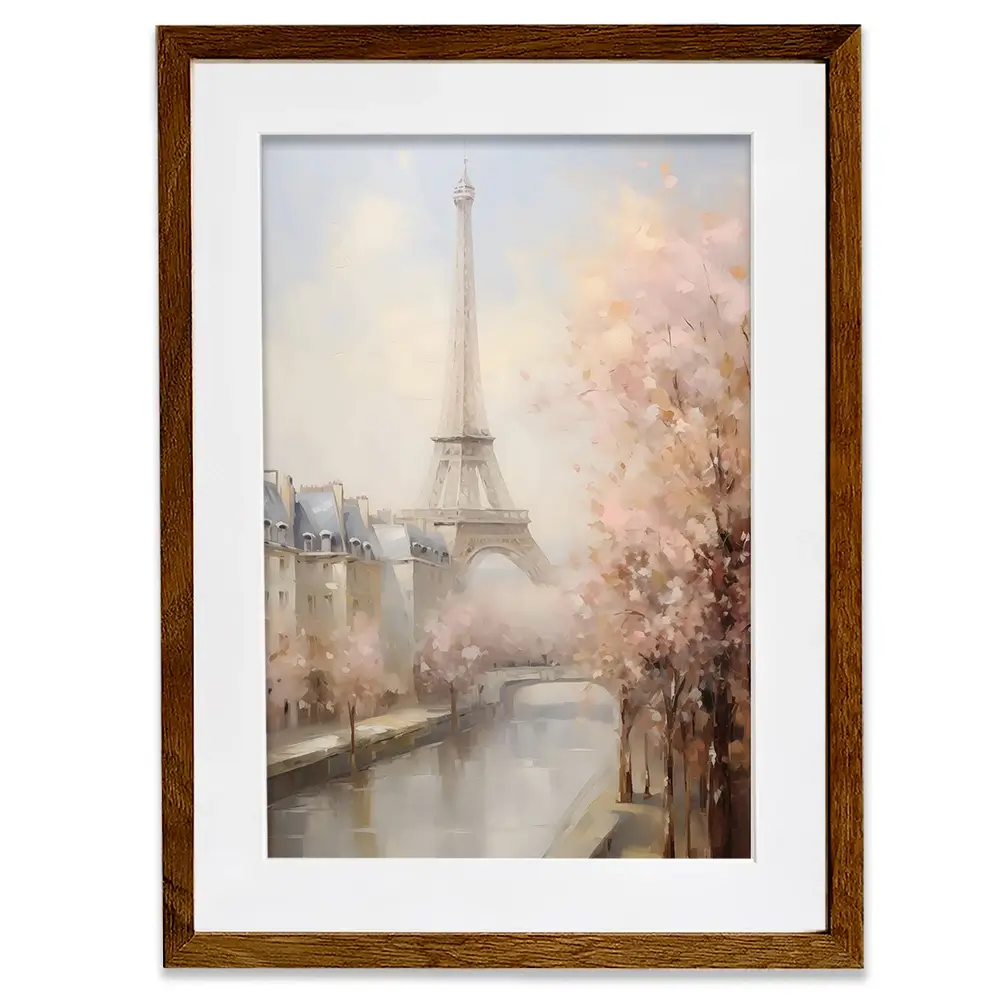 Eiffel Tower Pastels Framed Art Print Eiffel Tower Pastels Framed Art Print wall art product Arlington Prints - Independent