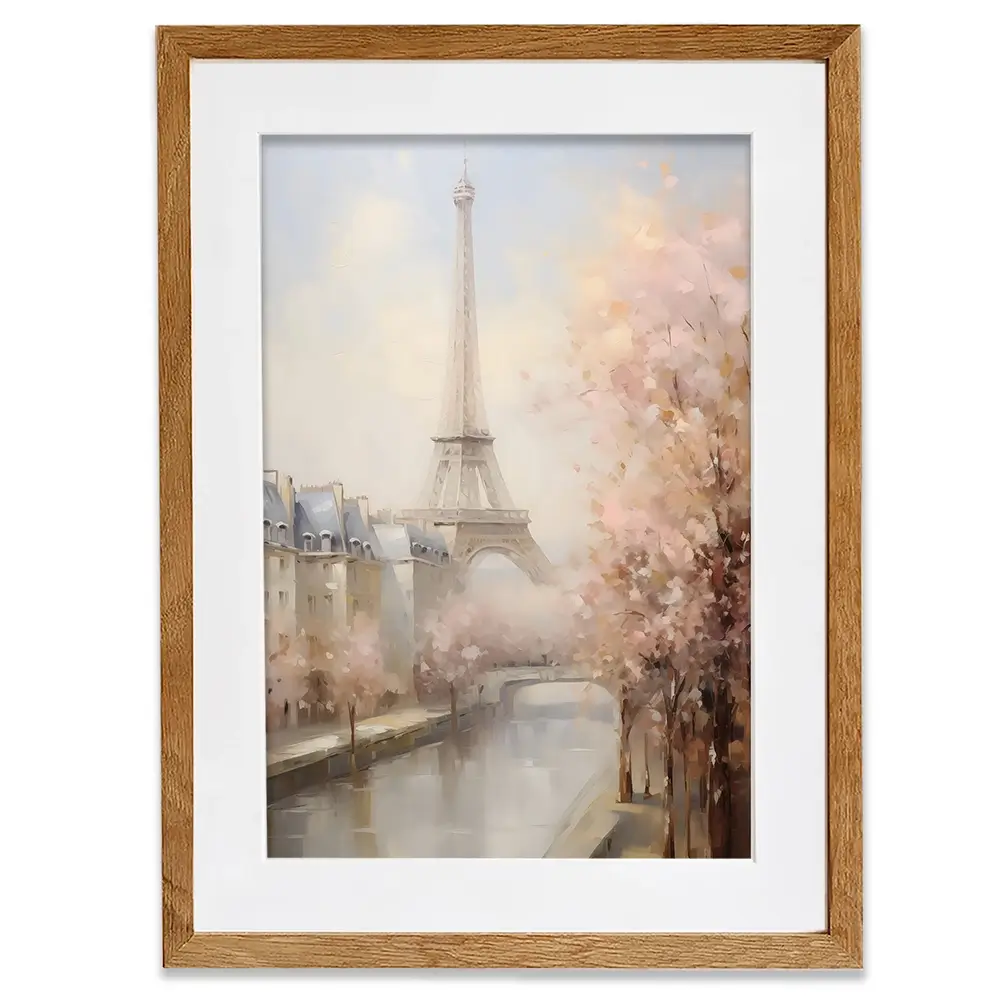 Eiffel Tower Pastels Framed Art Print Eiffel Tower Pastels Framed Art Print wall art product Arlington Prints - Independent
