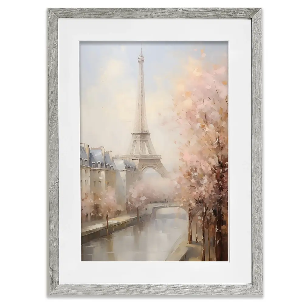 Eiffel Tower Pastels Framed Art Print Eiffel Tower Pastels Framed Art Print wall art product Arlington Prints - Independent