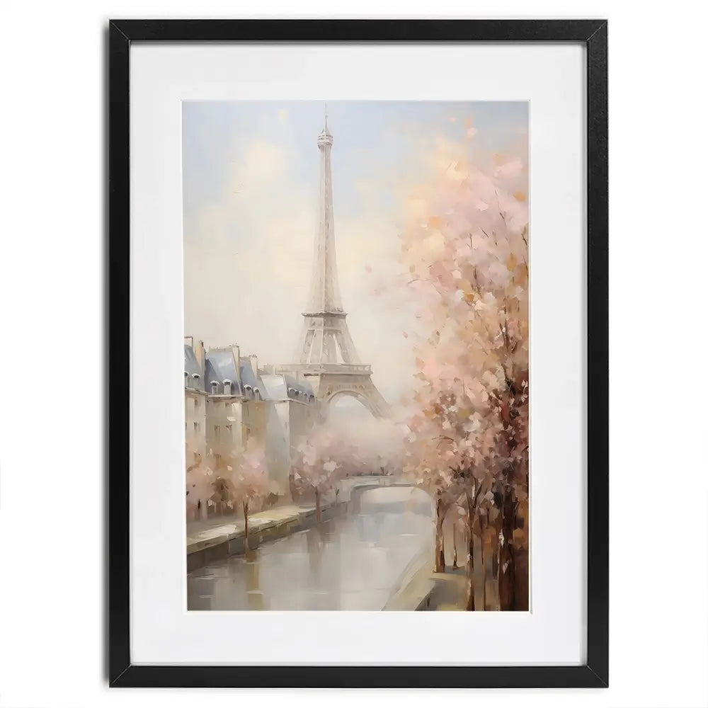 Eiffel Tower Pastels Framed Art Print Eiffel Tower Pastels Framed Art Print wall art product Arlington Prints - Independent