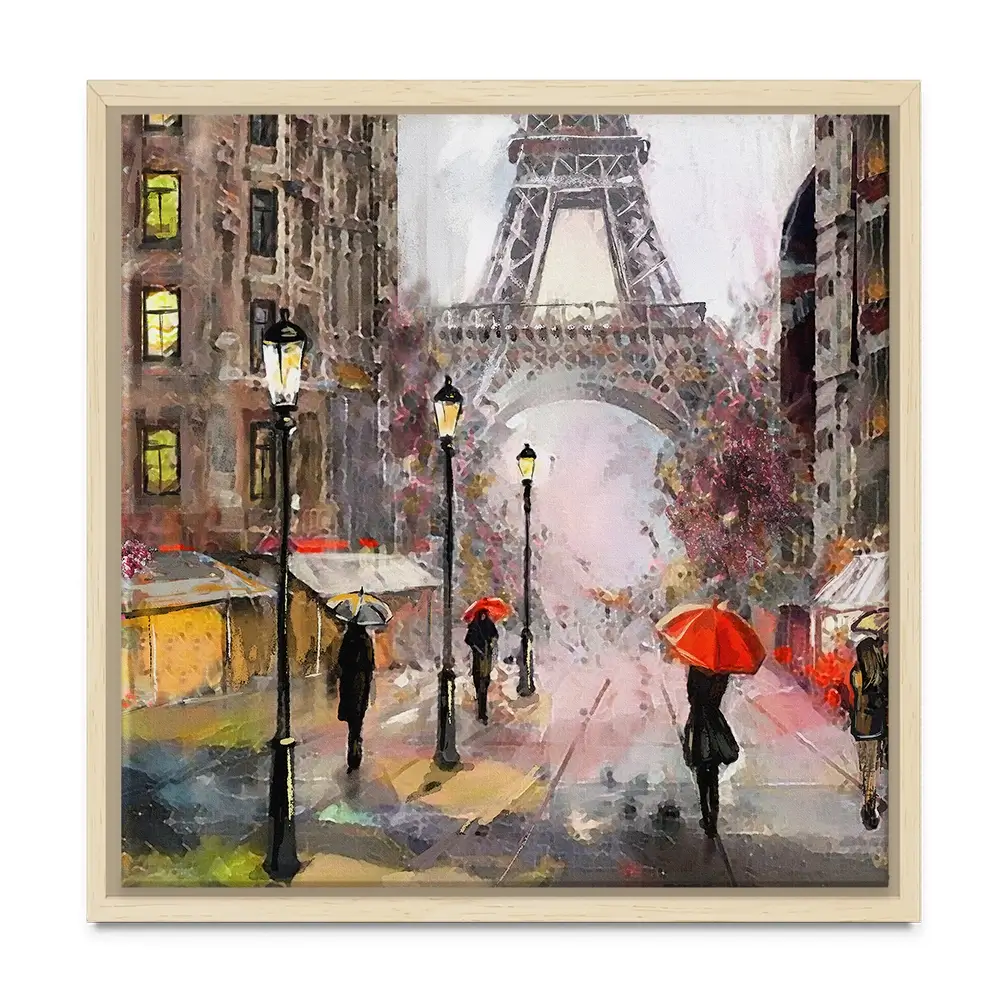Eiffel Tower Square Canvas Print Eiffel Tower Square Canvas Print wall art product lisima / Shutterstock