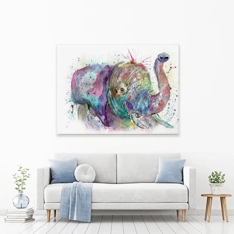Ele The Elephant Canvas Print Ele The Elephant Canvas Print wall art product Jamie Taylor