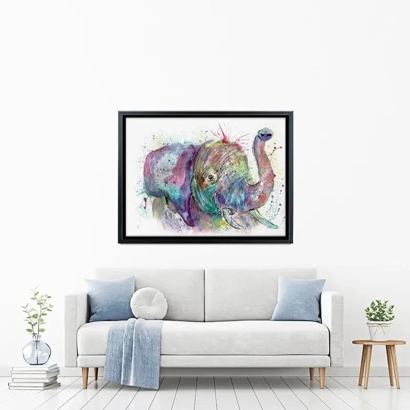 Ele The Elephant Canvas Print Ele The Elephant Canvas Print wall art product Jamie Taylor
