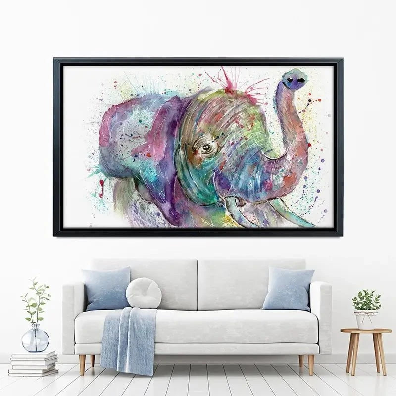 Ele The Elephant Canvas Print Ele The Elephant Canvas Print wall art product Jamie Taylor