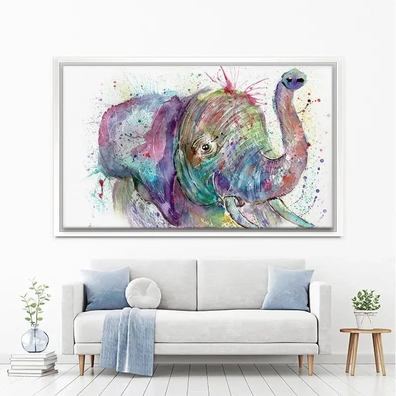 Ele The Elephant Canvas Print Ele The Elephant Canvas Print wall art product Jamie Taylor
