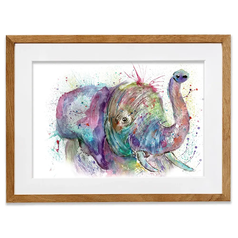 Ele The Elephant Framed Art Print Ele The Elephant Framed Art Print wall art product Jamie Taylor
