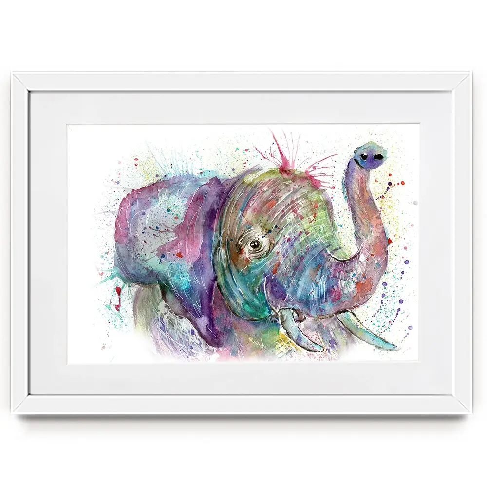 Ele The Elephant Framed Art Print Ele The Elephant Framed Art Print wall art product Jamie Taylor