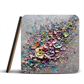 Electric Love Coaster Set Electric Love Coaster Set wall art product Nada Khatib