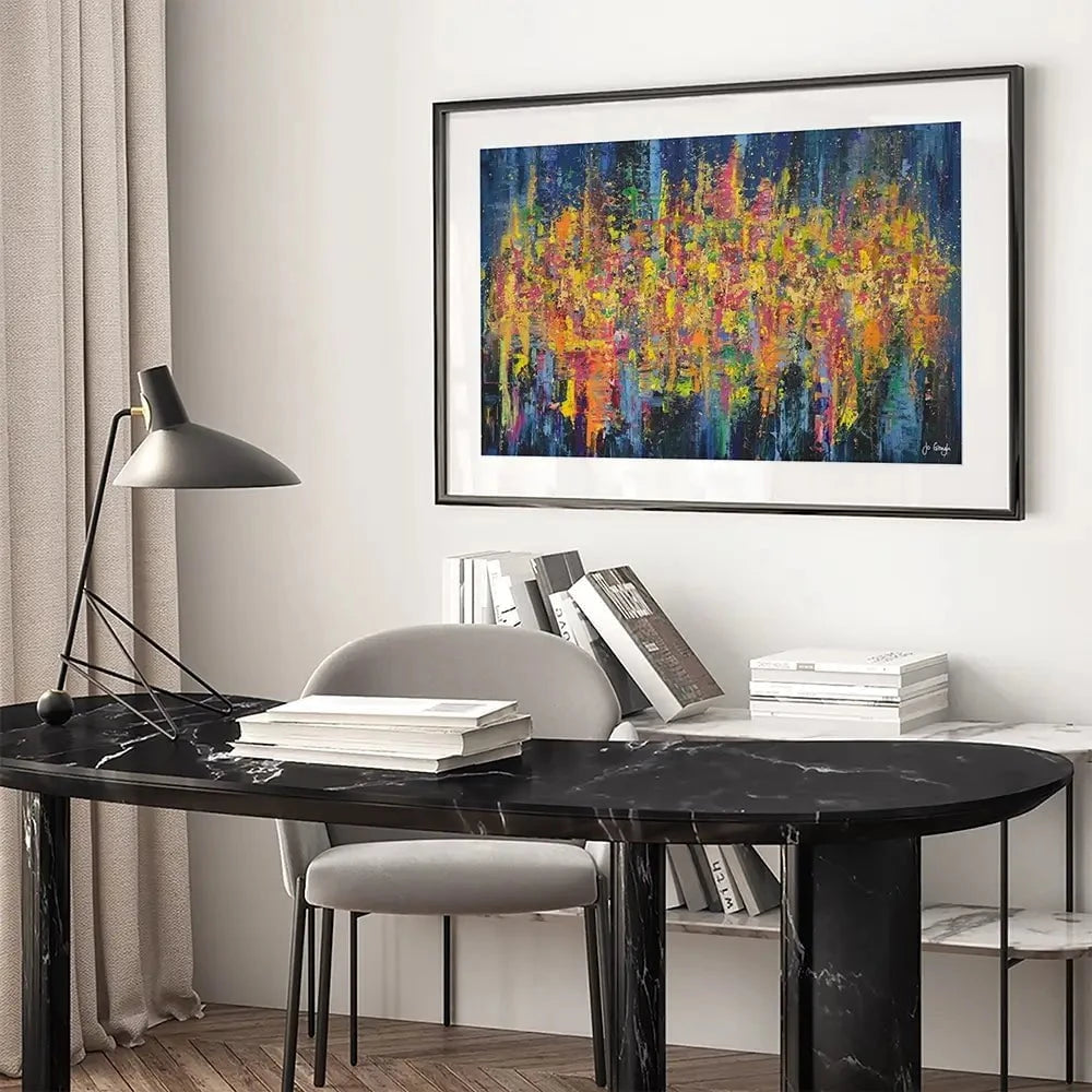 Electrifying Love Framed Art Print Electrifying Love Framed Art Print wall art product Jo Gough