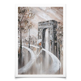Elegance on the Champs-Élysées Art Print Elegance on the Champs-Élysées Art Print wall art product Isabella Karolewicz