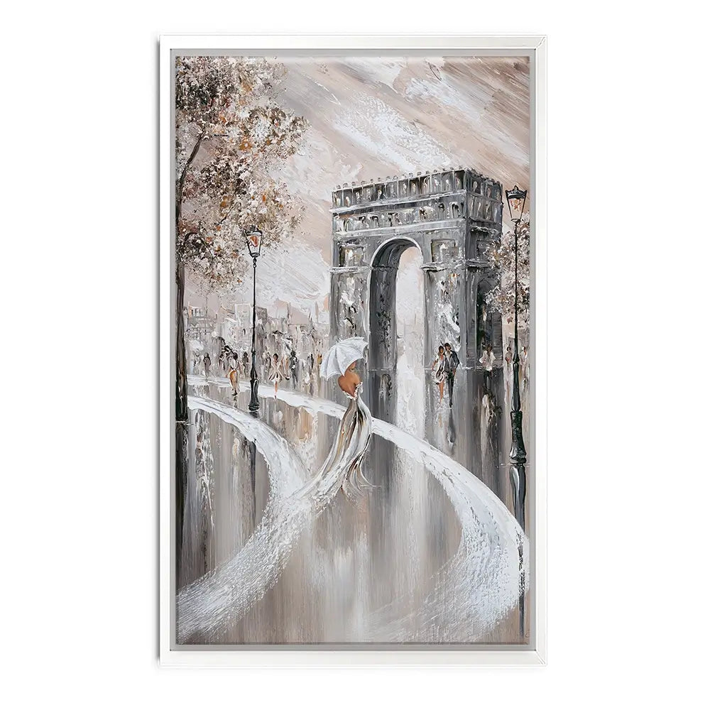Elegance on the Champs-Élysées Canvas Print Elegance on the Champs-Élysées Canvas Print wall art product Isabella Karolewicz