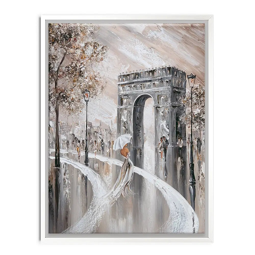 Elegance on the Champs-Élysées Canvas Print Elegance on the Champs-Élysées Canvas Print wall art product Isabella Karolewicz