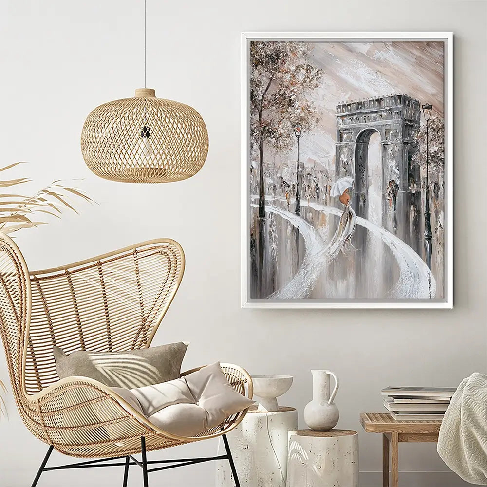 Elegance on the Champs-Élysées Canvas Print Elegance on the Champs-Élysées Canvas Print wall art product Isabella Karolewicz