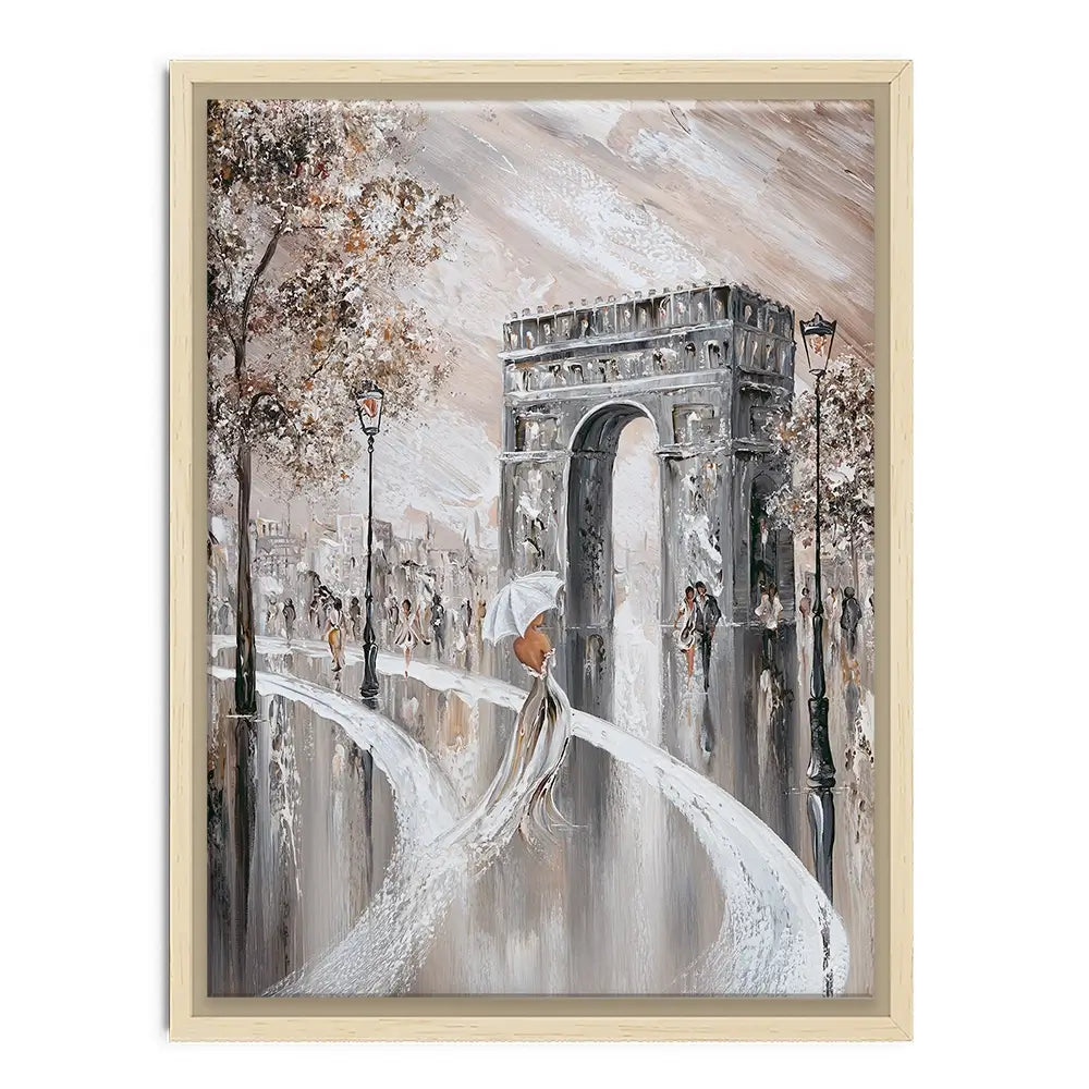 Elegance on the Champs-Élysées Canvas Print Elegance on the Champs-Élysées Canvas Print wall art product Isabella Karolewicz