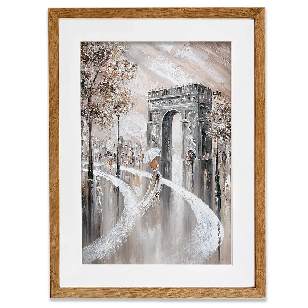 Elegance on the Champs-Élysées Framed Art Print Elegance on the Champs-Élysées Framed Art Print wall art product Isabella Karolewicz