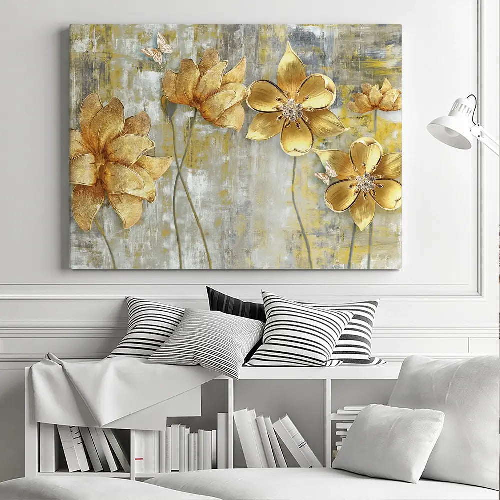 Elegant Florals Canvas Print Elegant Florals Canvas Print wall art product Tim Kats / Shutterstock