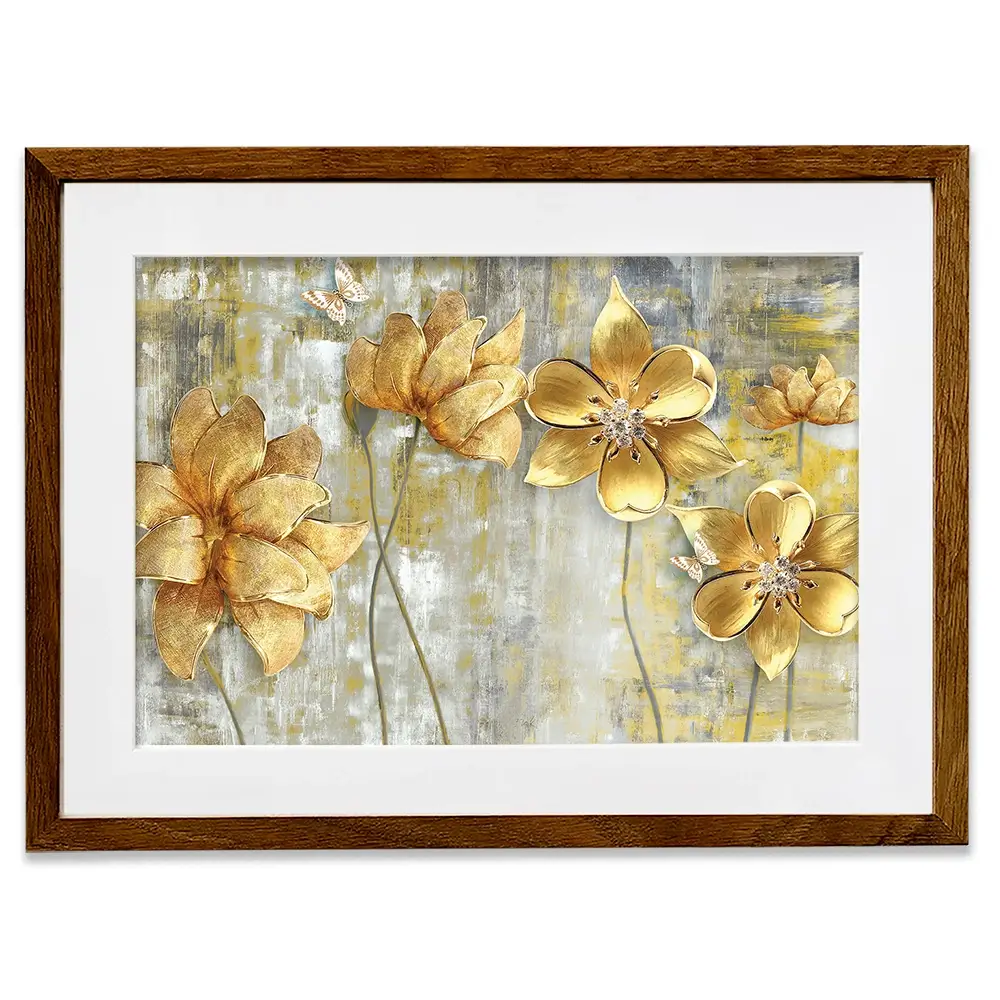 Elegant Florals Framed Art Print Elegant Florals Framed Art Print wall art product Tim Kats / Shutterstock