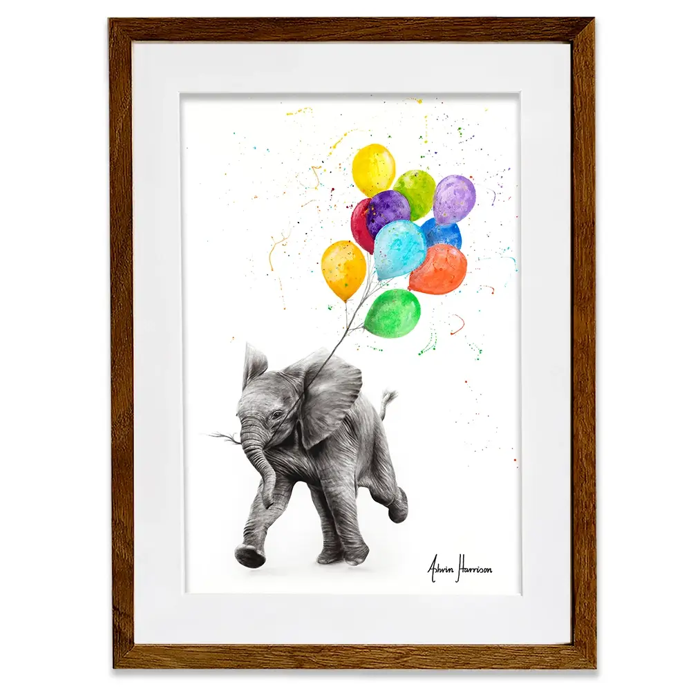 Elephant Freedom Framed Art Print Elephant Freedom Framed Art Print wall art product Ashvin Harrison (2016-2022 collection)