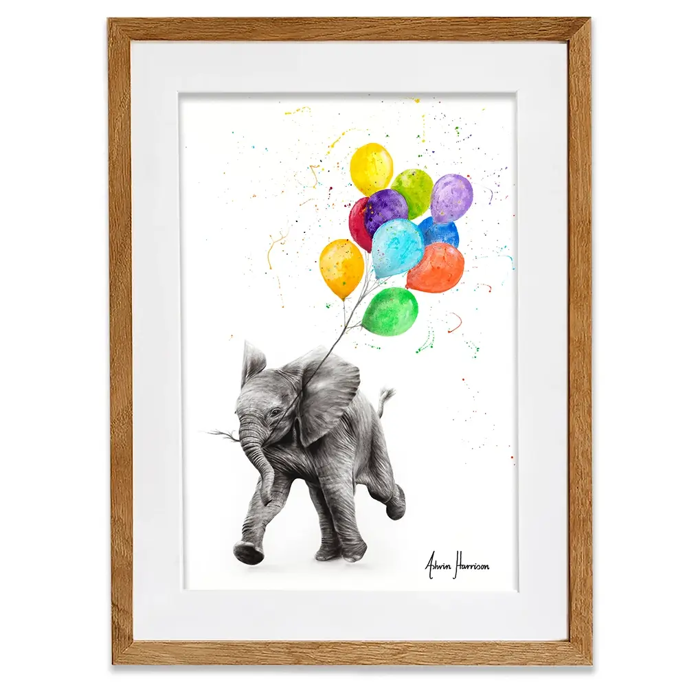Elephant Freedom Framed Art Print Elephant Freedom Framed Art Print wall art product Ashvin Harrison (2016-2022 collection)
