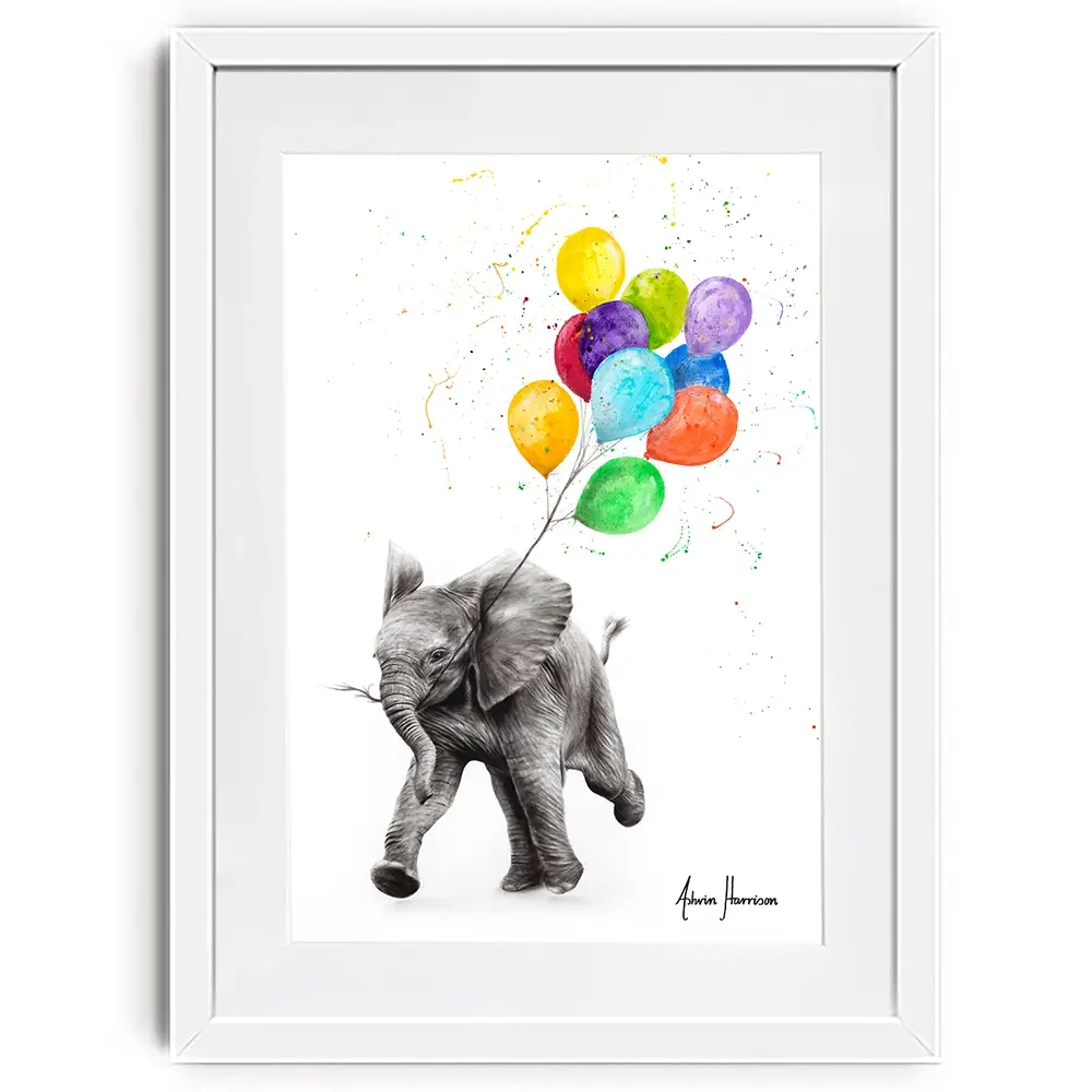 Elephant Freedom Framed Art Print Elephant Freedom Framed Art Print wall art product Ashvin Harrison (2016-2022 collection)