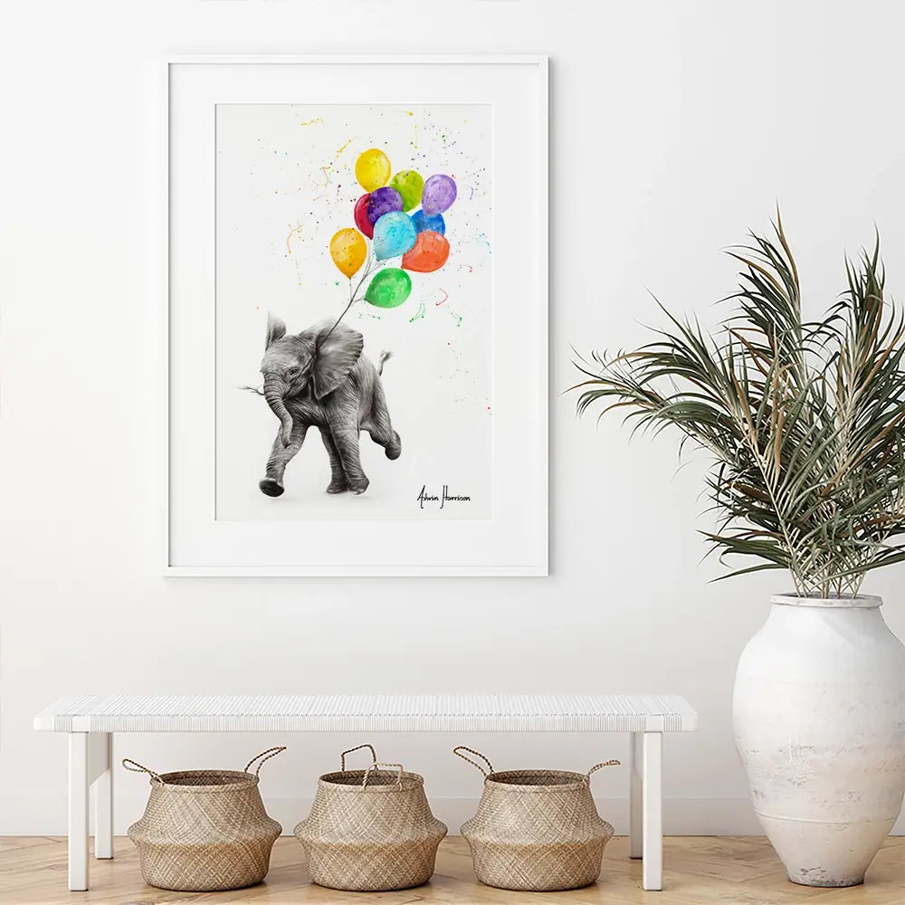 Elephant Freedom Framed Art Print Elephant Freedom Framed Art Print wall art product Ashvin Harrison (2016-2022 collection)