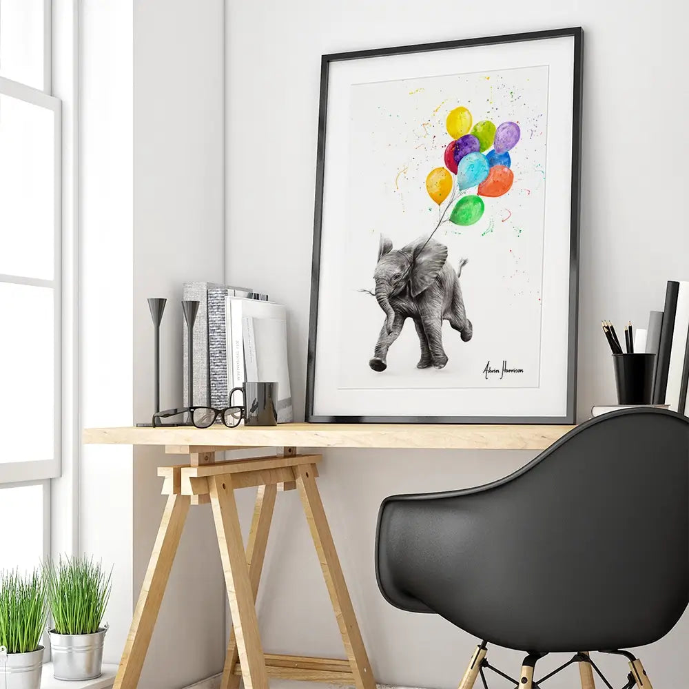 Elephant Freedom Framed Art Print Elephant Freedom Framed Art Print wall art product Ashvin Harrison (2016-2022 collection)