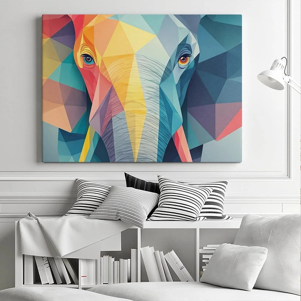Elephant Shapes Canvas Print Elephant Shapes Canvas Print wall art product David Alexander Elder