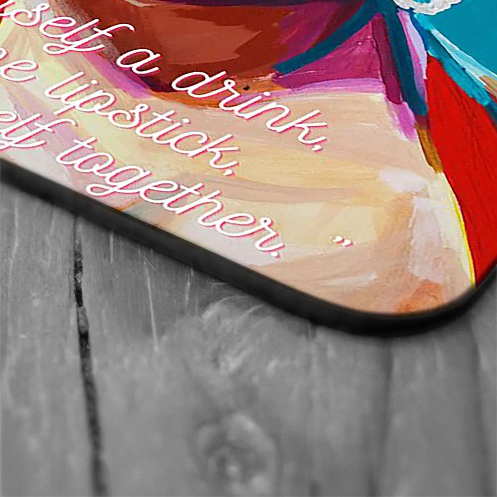 Elizabeth Taylor Coaster Set Elizabeth Taylor Coaster Set wall art product Juliet Stockton