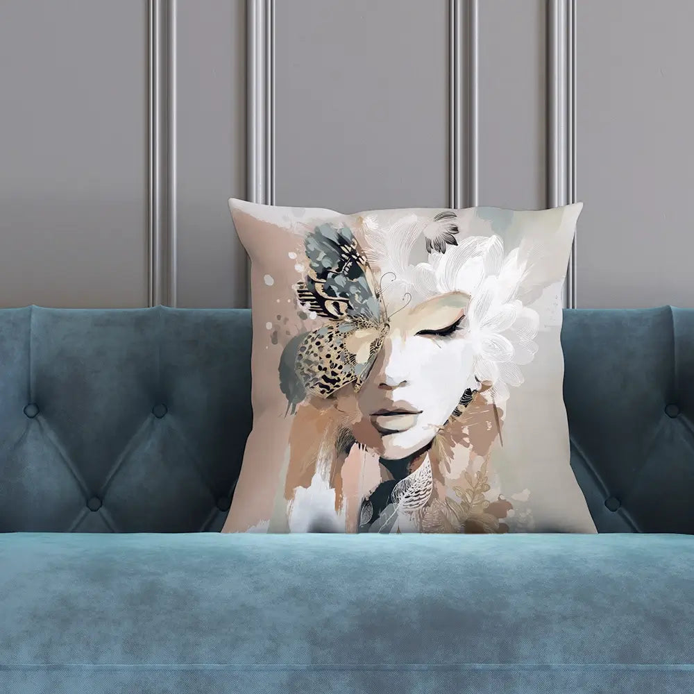 Ellie Bloom Cushion Ellie Bloom Cushion wall art product Bella Eve