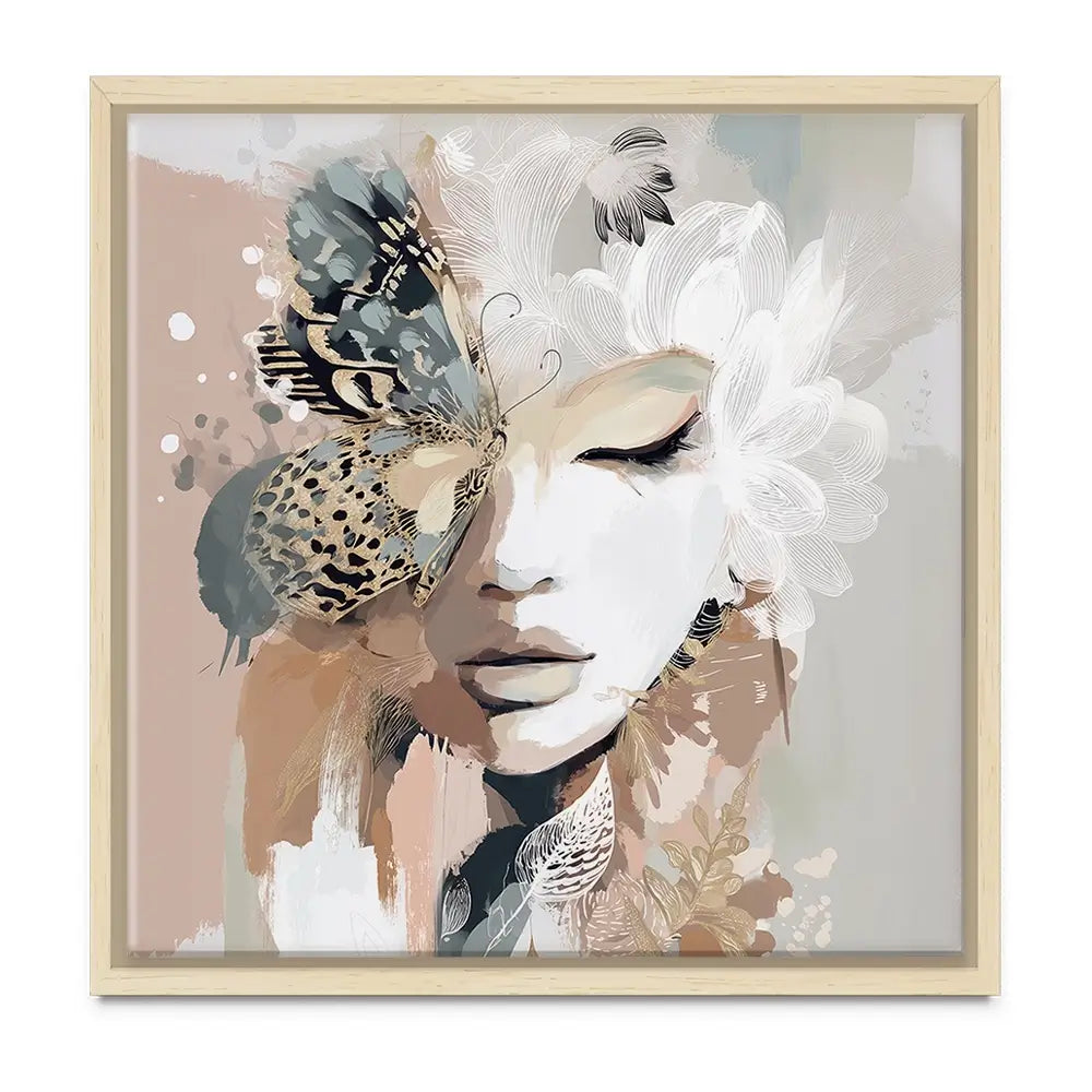Ellie Bloom Oversized Square Canvas Print Ellie Bloom Oversized Square Canvas Print wall art product Bella Eve