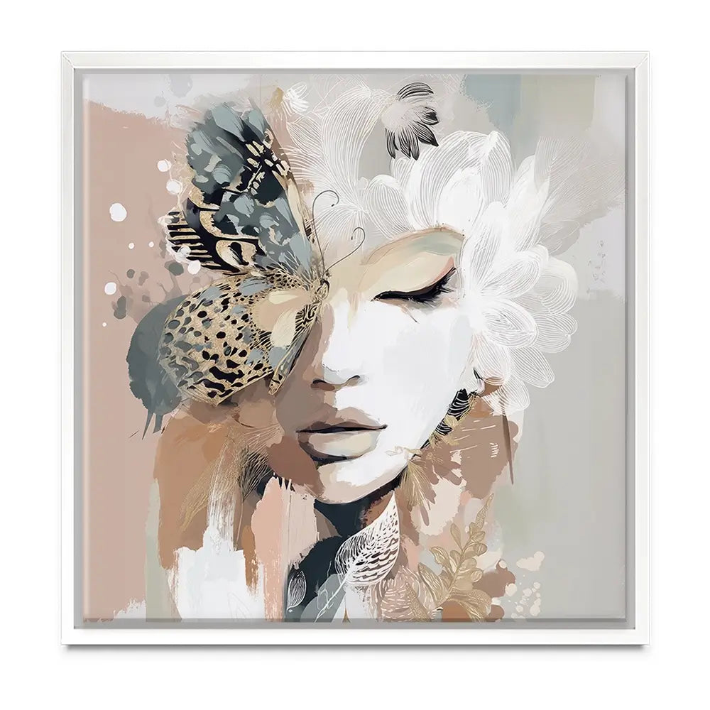 Ellie Bloom Oversized Square Canvas Print Ellie Bloom Oversized Square Canvas Print wall art product Bella Eve