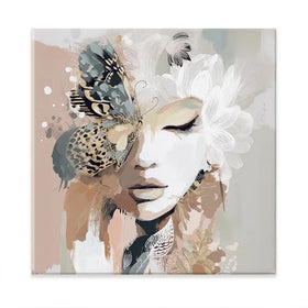 Ellie Bloom Oversized Square Canvas Print Ellie Bloom Oversized Square Canvas Print wall art product Bella Eve