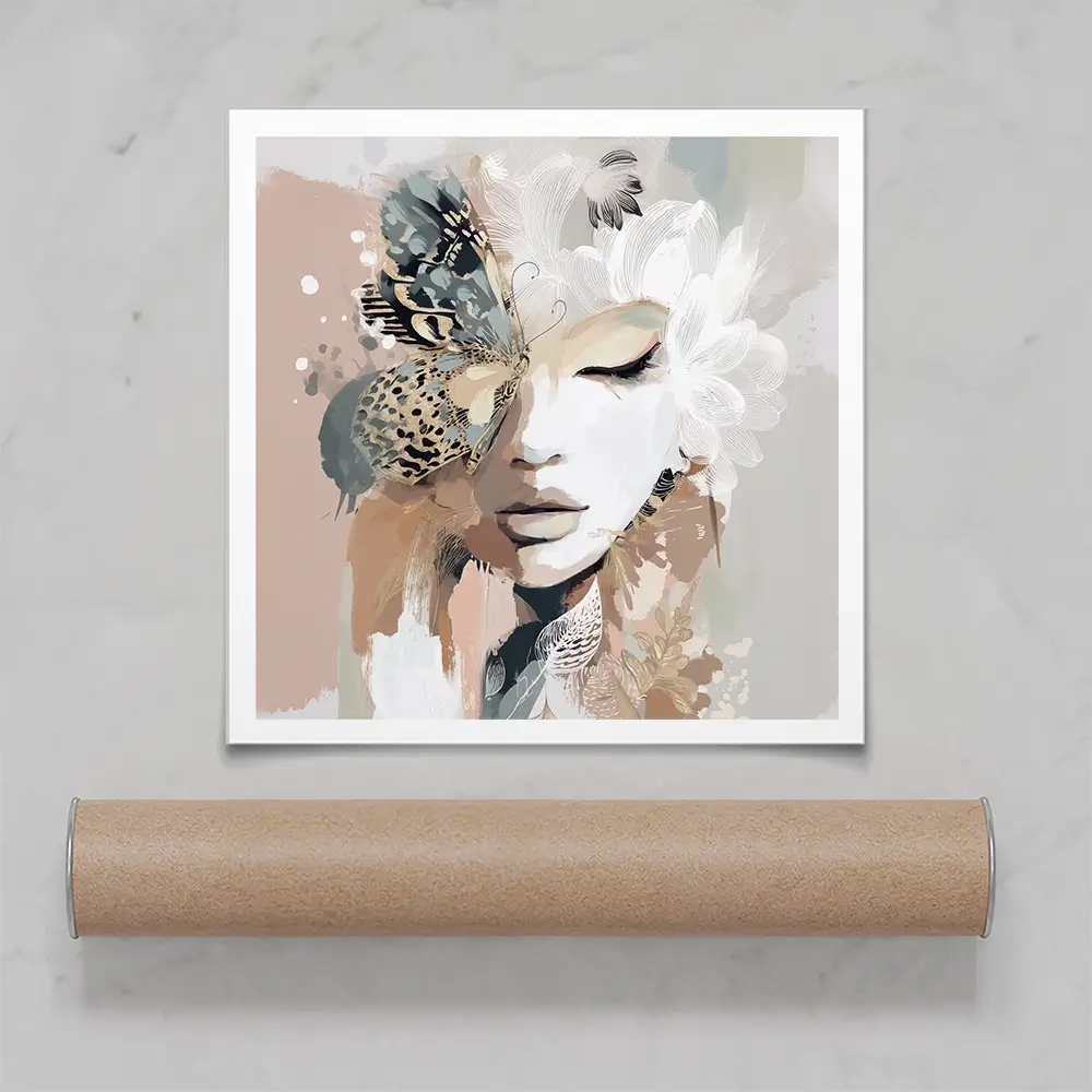 Ellie Bloom Square Art Print Ellie Bloom Square Art Print wall art product Bella Eve