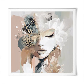 Ellie Bloom Square Art Print Ellie Bloom Square Art Print wall art product Bella Eve