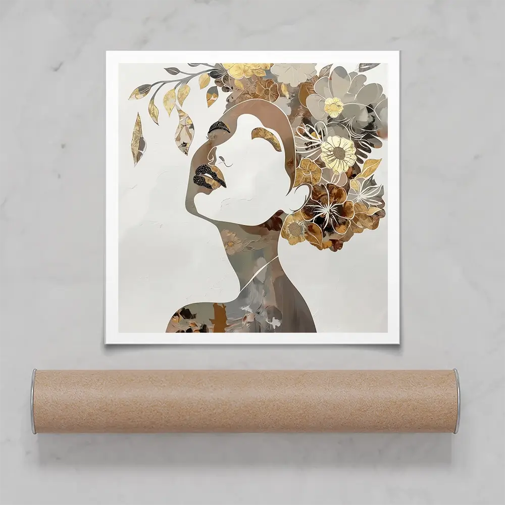Elouise Square Art Print Elouise Square Art Print wall art product Bella Eve