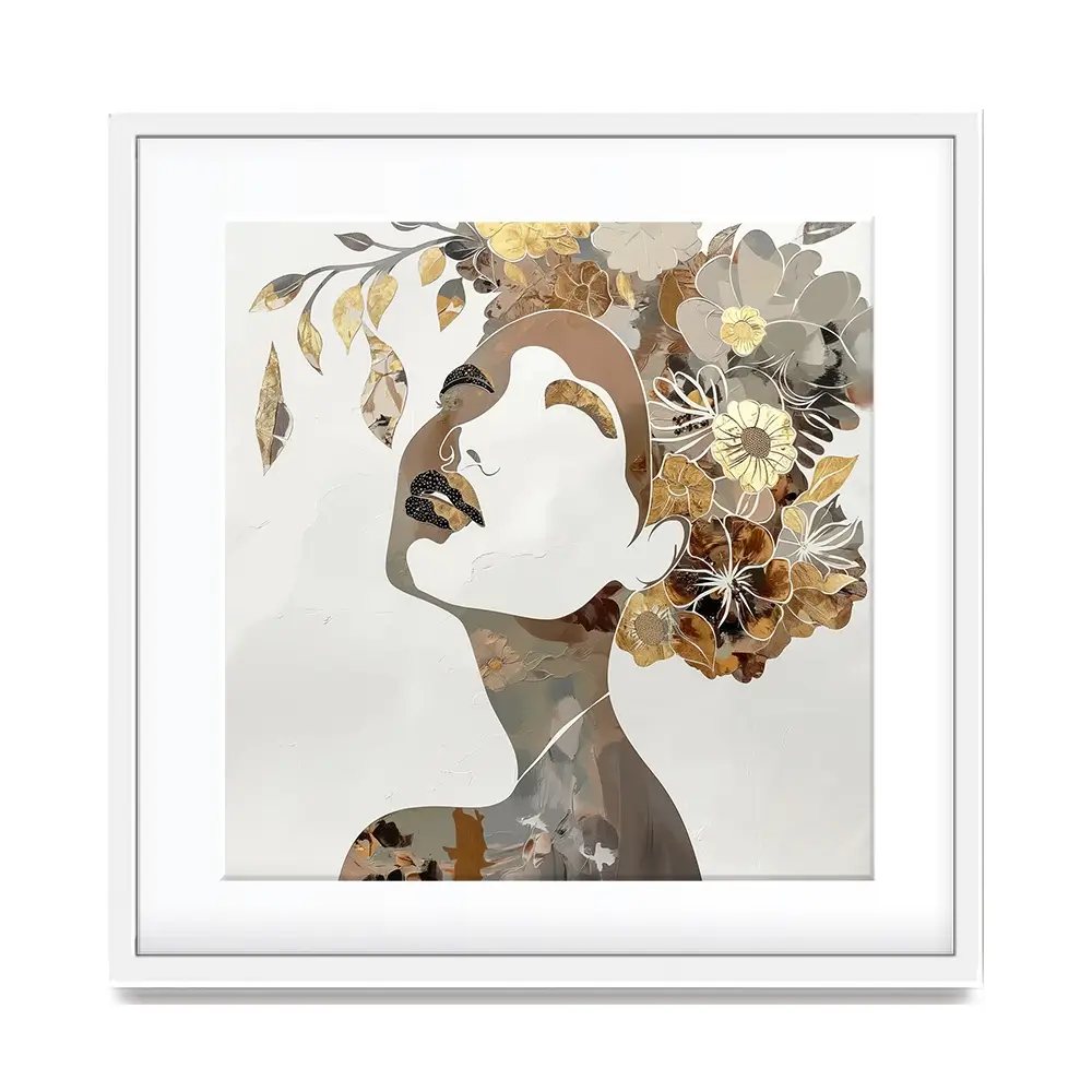 Elouise Square Framed Art Print Elouise Square Framed Art Print wall art product Bella Eve